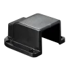 Hybrid 3 RGBW Black End Cap w/Feed