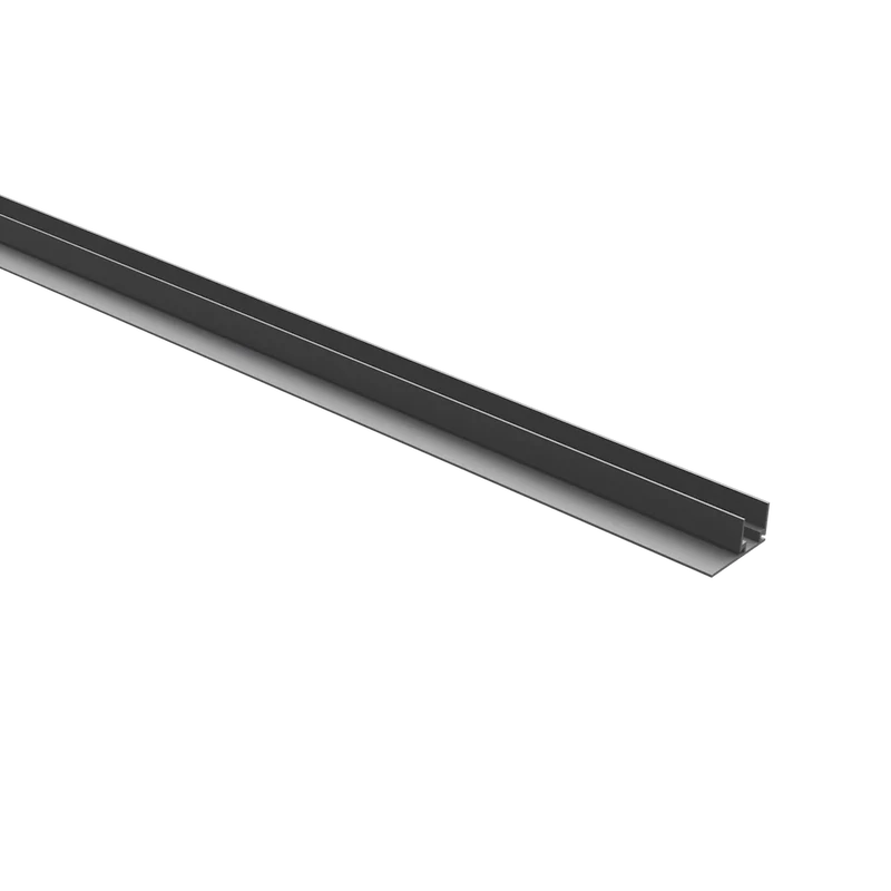 1M Aluminum F-Channel for 12V AC Lateral Bend Neon