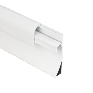 Premium Extrusion: Baseboard 2M, White Finish