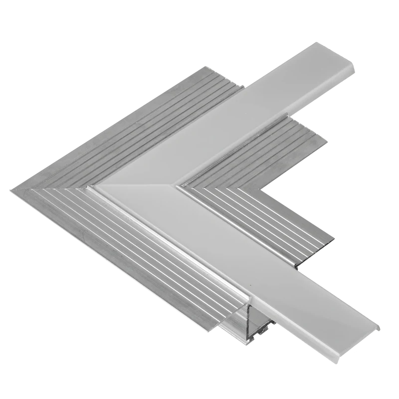 Premium Extrusion 90 degree coupler for Invisible Slot extrusion with SLOTLENS