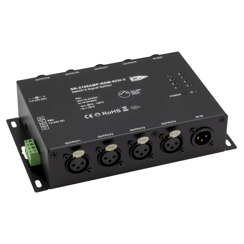DMX 8 way Splitter with RDM
